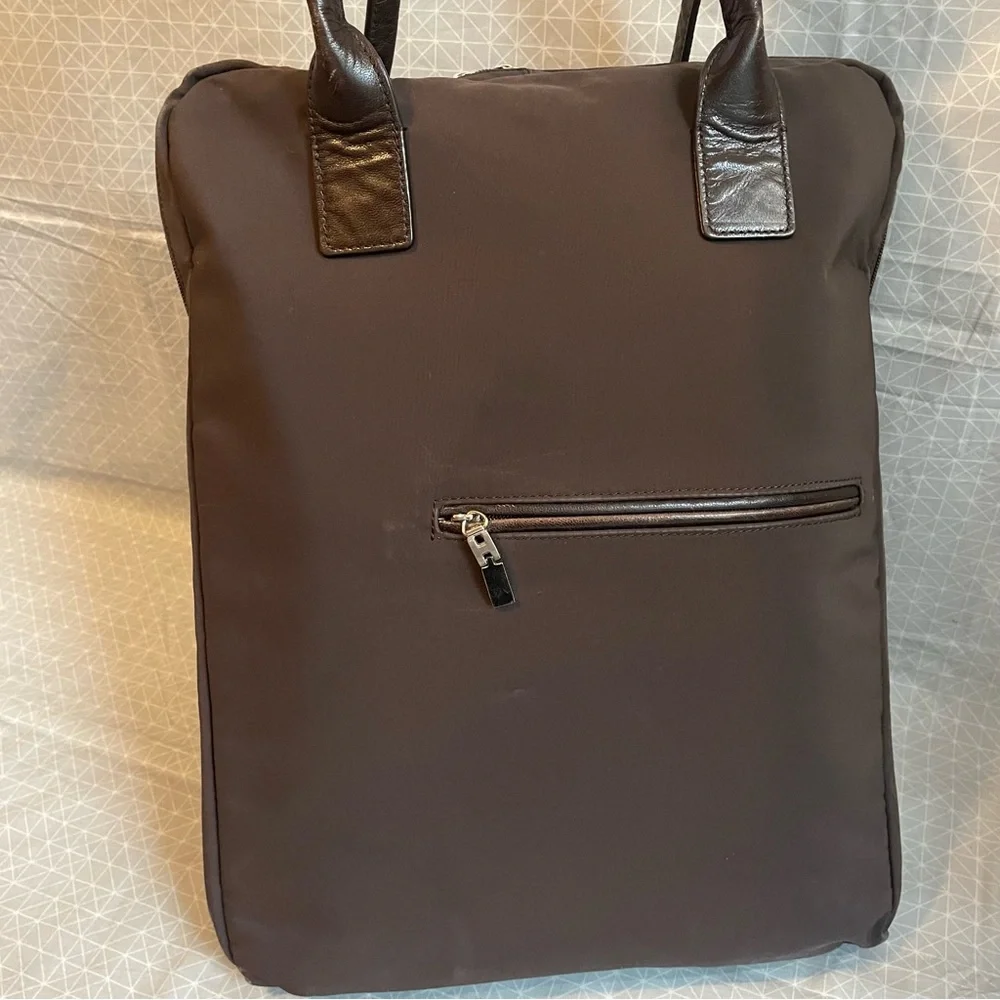 HOBO International Nylon & Leather‎ Brown Laptop Bag